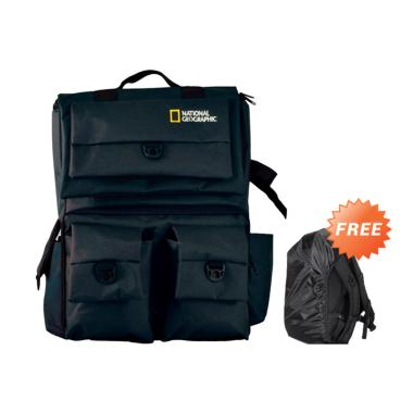 National Geographic D Natgeo Tas Kamera with Jas Hujan - Hitam