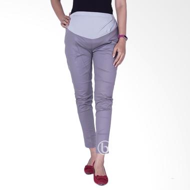 Mama Hamil CLO 31 Poppin stretch KP Pincil Celana Kerja Hamil - Abu