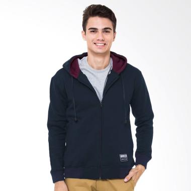 Brain Clothing Purpose Hoodie Jacket Pria - Blue