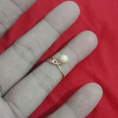 cincin emas mutiara 375