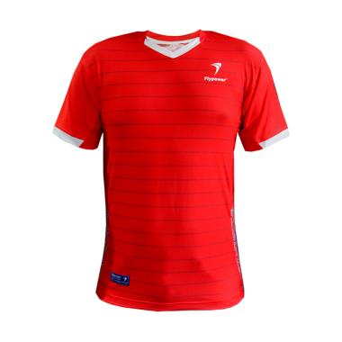 Flypower Mandalawangi 4 Kaos Badminton Pria - Red