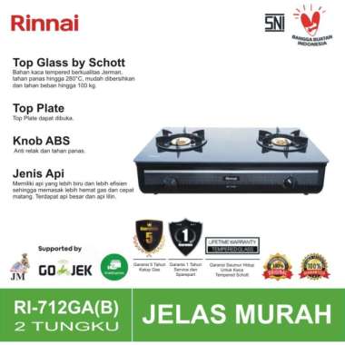 Promo Rinnai Kompor Gas 2 Tungku Ri 712 Ga W Hite Gaw Di Seller Jelas Murah Kota Jakarta Utara Dki Jakarta Blibli