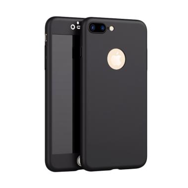 VR Softcase iPhone 7 Plus 360 2in1 ... + Ukuran 5.5 Inch - Black