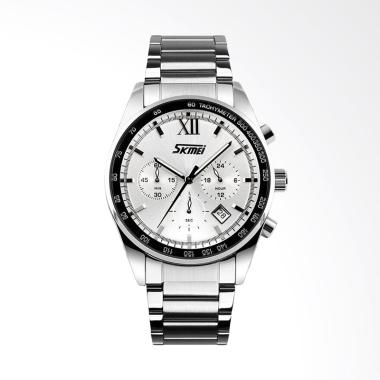 Skmei Analog Jam Tangan Pria - White [9096] White