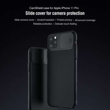 Nillkin CamShield Case for Apple iPhone 11 Pro - Apple iPhone 11 Pro BLACK