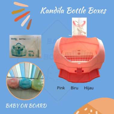 Kandila Bottle Drying Box Big Bottle Dryer Container - Rak Botol Biru