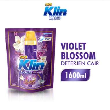 SO KLIN Liquid Detergent Violet Blossom Pouch [1600 ml] violet