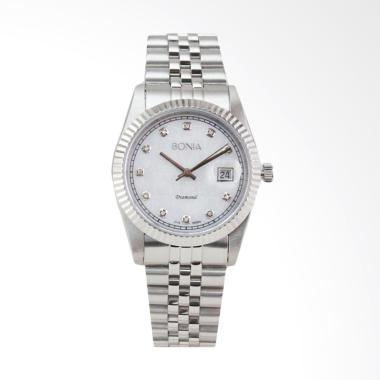 Bonia Diamond Jam Tangan Pria - Silver [B969-1356]