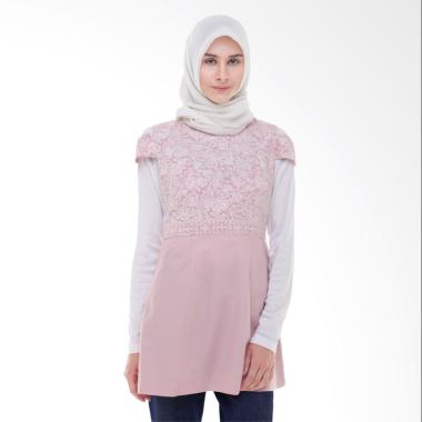 Arya Putri Batik Gowri ATM-014-WP Atasan Muslim Wanita - Pink