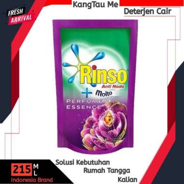Promo Harga Rinso Liquid Detergent + Molto Purple Perfume Essence 215 ml - Blibli