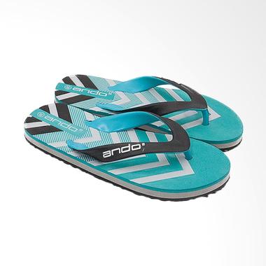 Ando Sandal Jepit Pria - Hitam Tosca [Grafitty 03]