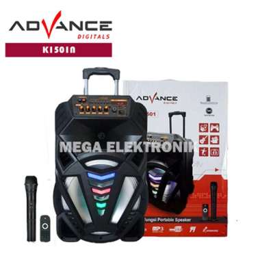 Advance K1501N Speaker Portabel Bluetooh 15inch