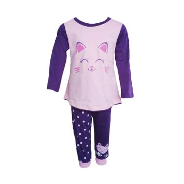 Dessan Long Sleeves Cat Baju Tidur Anak