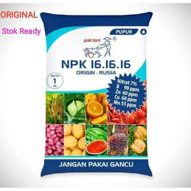 PUPUK NPK MUTIARA 16.16.16, PUPUK BUAH, PUPUK SAYURAN