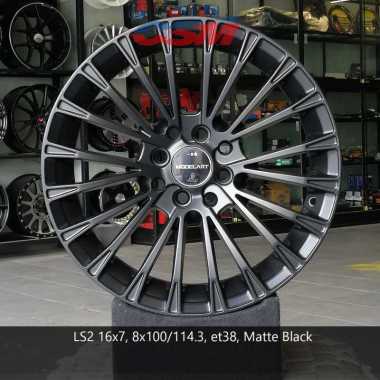 JF Luxury Modelart LS2 R16x7 ET38 Matte Black
