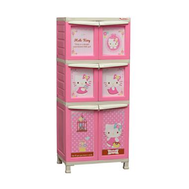 Napolly BCBC XX2 KTSH PINK Plastik Lemari - Merah