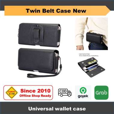 Universal Twin Belt Pouch Original Leather