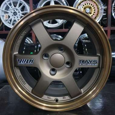 Velg R/Ring 15 R15 TE37 Brio Civic Wonder SB Fiesta Swift Yaris Kredit brown