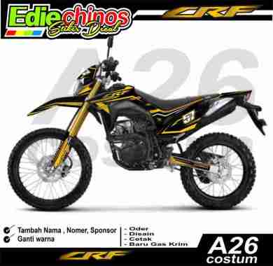 stiker decal crf costum