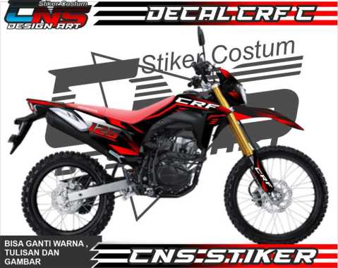 stiker decal crf minimalis