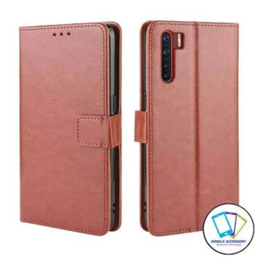 Flip Case Oppo Reno 3 Reno3 Flip Cover Wallet Dompet Kulit Leather Case Kartu Card Casing Hp Murah