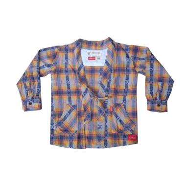 Jumma Kids Orenji Kimono Jaket Anak Laki-laki - Blue Orange