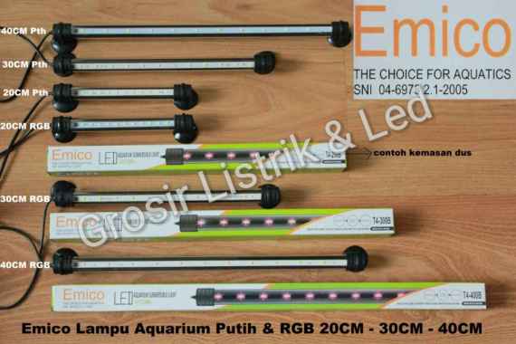 Emico Lampu Aquarium 20cm RGB
