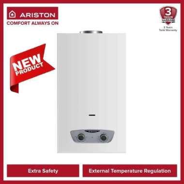 Ariston Fast R 10 liter /menit Instan Water Heater Gas LPG Pemanas Air Mandi