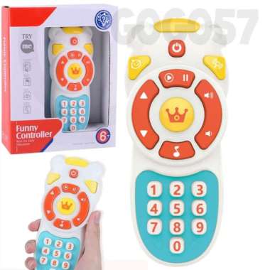 HUANGER FUNNY CONTROLLER BABY PHONE / MAINAN EDUKASI HP BAYI HE0629