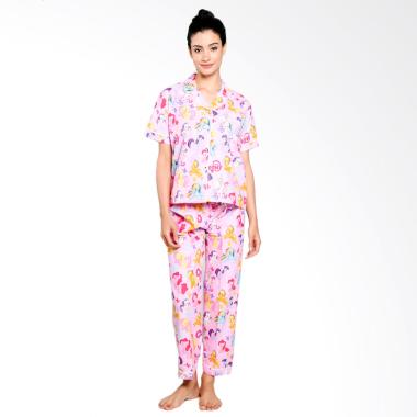 Zone Sport Pony Setelan Baju Tidur Wanita - Pink