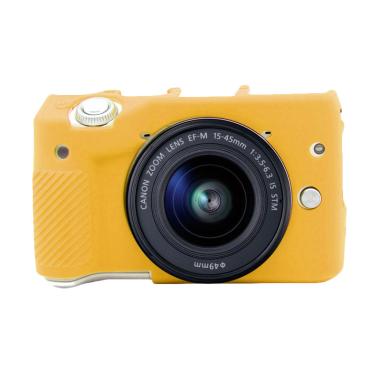Godric Silicone Case for Canon EOS M3 Mirrorless - Kuning