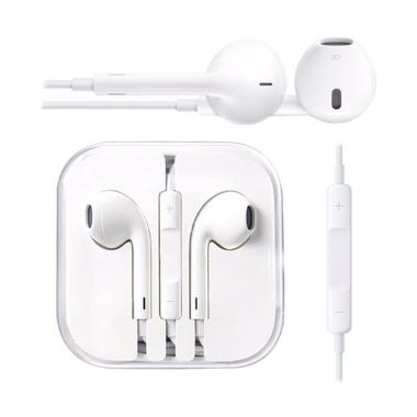 VR Handsfree Colour Iphone 5 Earpho ... Headset iPhone 5 - Putih