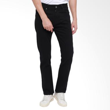 Edwin Milan Jeans Regular Fit Celana Panjang Pria - Black [018]