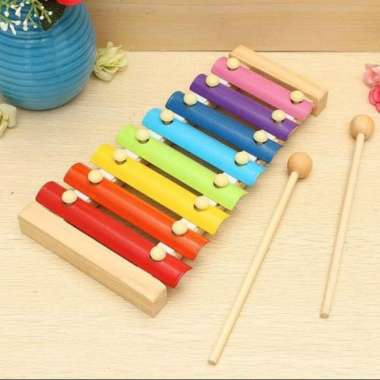 Kolintang Xylophone Mainan Edukasi Anak Alat Musik Ketuk Pukul Gambang