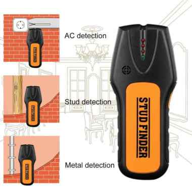 Stud Finder Detektor Logam Dinding Tembok Rumah Wire Wall detector Scanner deteksi kabel paku pipa