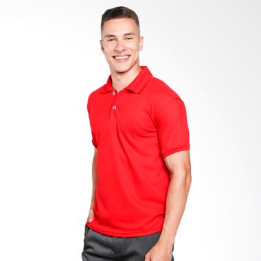 VM Polo Shirt Polos Tangan Pendek - Merah