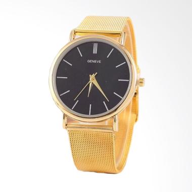 GENEVE Rantai Pasir ori RB Jam Tangan Wanita - Gold