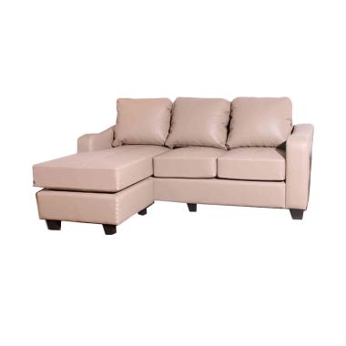 Creova Delany Sofa L - Light Choco