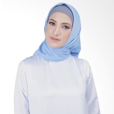 Cantik Kerudung Misha Queen Square Shawl - Sky Blue No.4