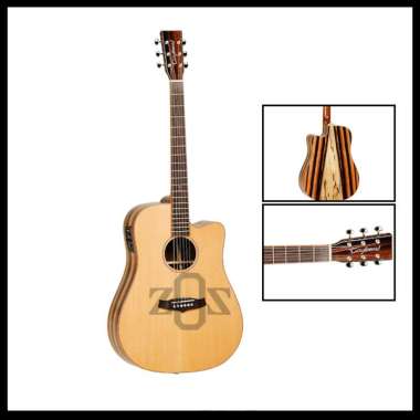 Gitar Guitar Akustik Acoustic Tanglewood DREADNOUGHT CUTAWAY TWJD CE