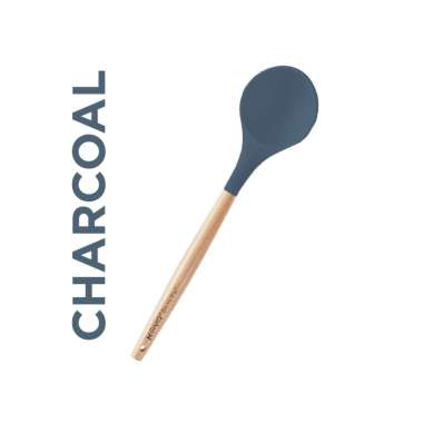 Goto Rustic Kitchen Utensil Alat Masak Spatula Sendok Capitan Dapur RUSTIC SOUP SPOON CHARCOAL