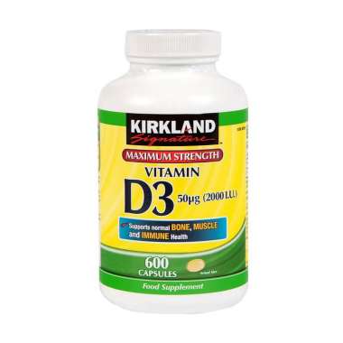 Kirkland Vitamin D3 2000 IU Multivitamin [600 Softgels]