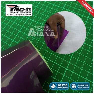 Skotlet Ungu Transparan Scotlet Hybrid Stiker Tembus Sticker Decal Lampu Headlamp Scotlite Sepeda Mo