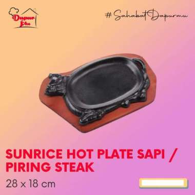 Sunrice Hot Plate Sapi / Piring Steak