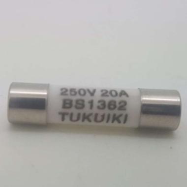 Fuse AC / sikring keramik 20 A putih silver