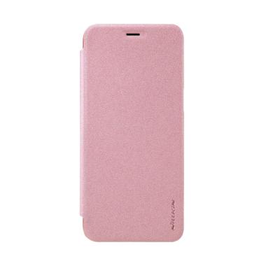 Nillkin Sparkle Leather Casing for Samsung Galaxy S8 - Rose Gold