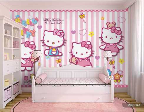 Wallpaper Dinding Hello Kitty 3d Image Num 62