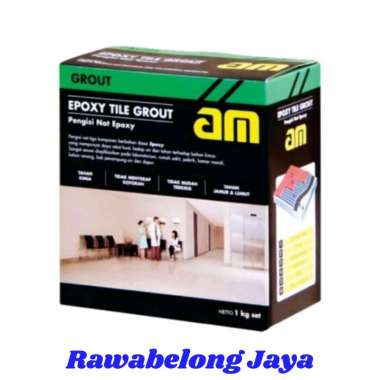 AM 55 EPOXY TILE GROUT/ PENGISI NAT EPOXY [1 KG] WHITE
