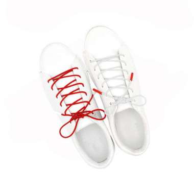 KIPZKAPZ MXRS76 Elastic - Tali Sepatu Bulat / Round Shoelace [3mm] 160 cm Merah Putih