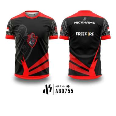 JERSEY GAMING ESPORT PUBG FREEFIRE CUSTOM XXXL
